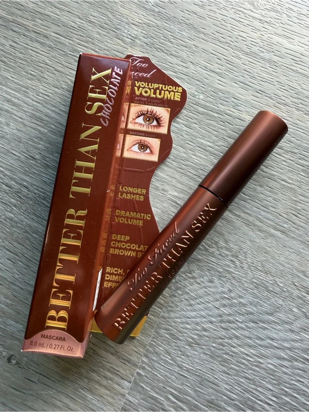 Too Faced Better Than Sex Mascara - Chocolate Brown
